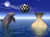 jouer avec les dauphins